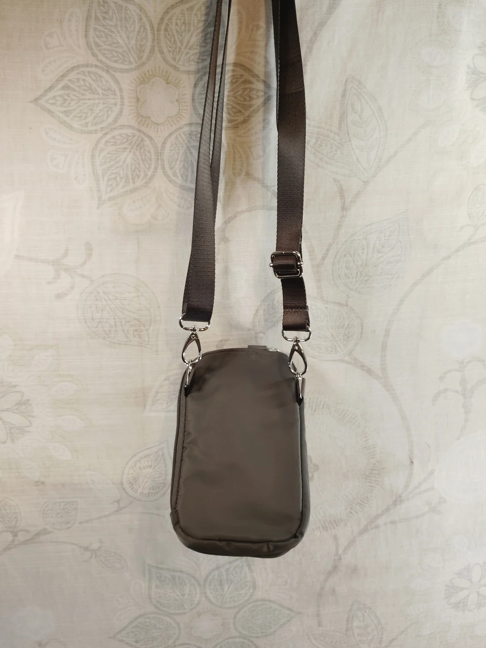 IHK WIP Grey Crossbody/ Messenger Bag- Compact Shoulder Bag